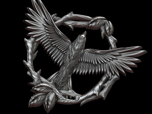 pendant with a bird 3D प्रिंट मॉडल