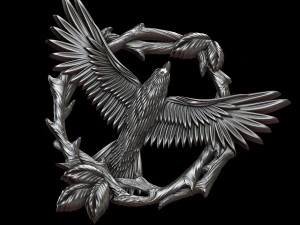 pendant with a bird 3D Print Model