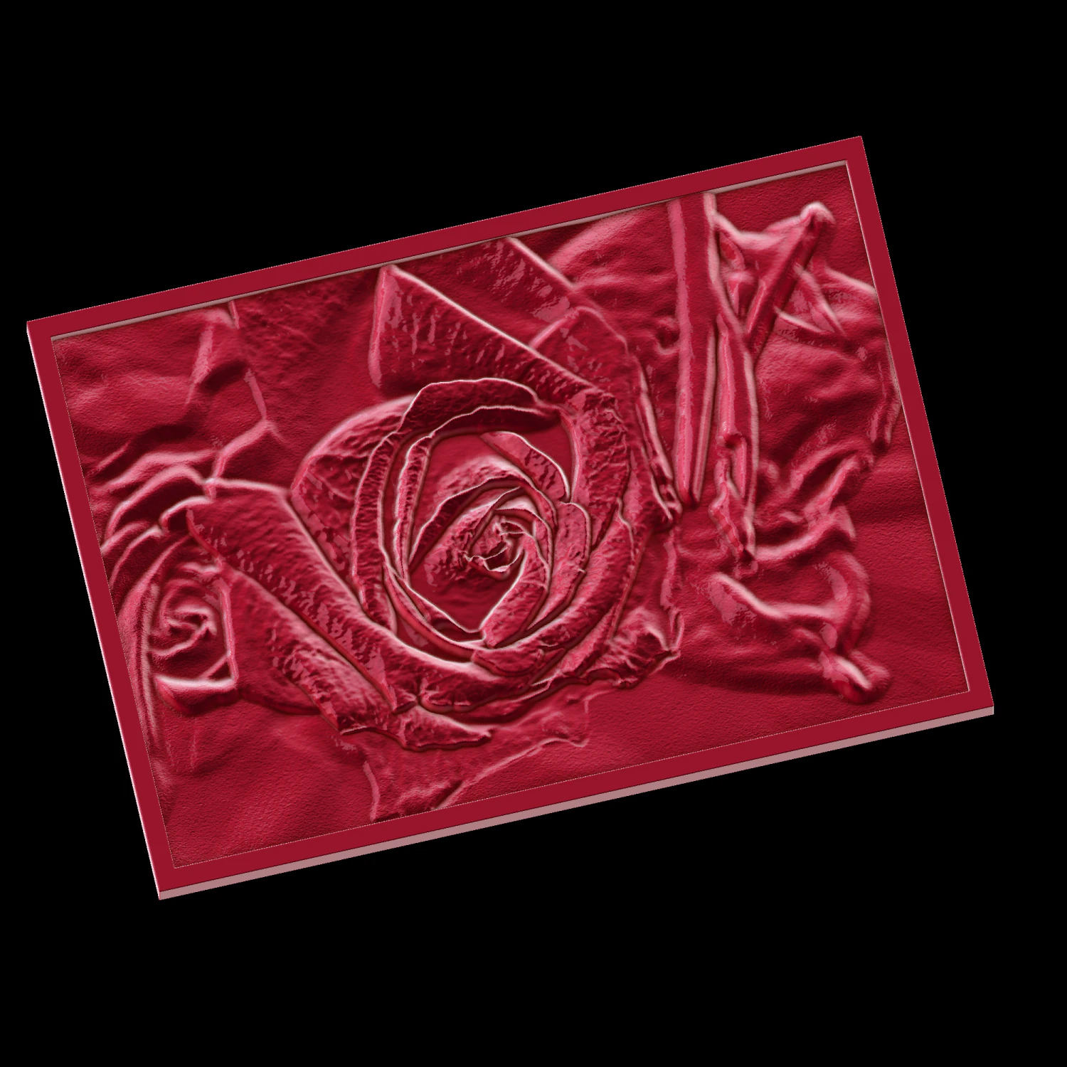 roza relief 3D Print Model .c4d .max .obj .3ds .fbx .stl .blend 
