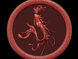 mermaid 3D Print Model