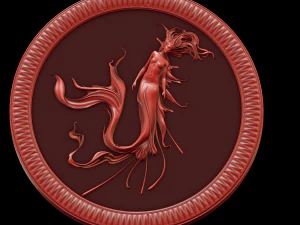 mermaid 3D Print Model