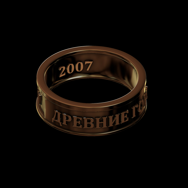 ring 3Dプリントモデル .c4d .max .obj .3ds .fbx .stl .blend 