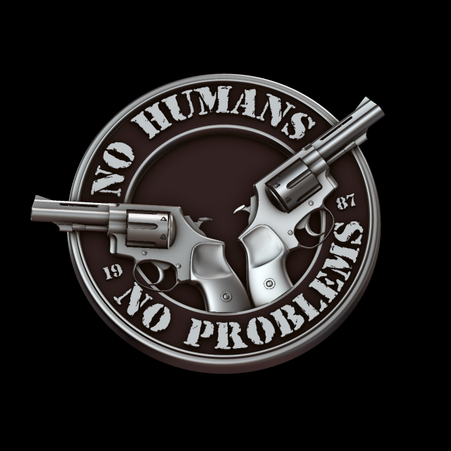 no humans no problems Model Cetak 3D .c4d .max .obj .3ds .fbx .stl .blend