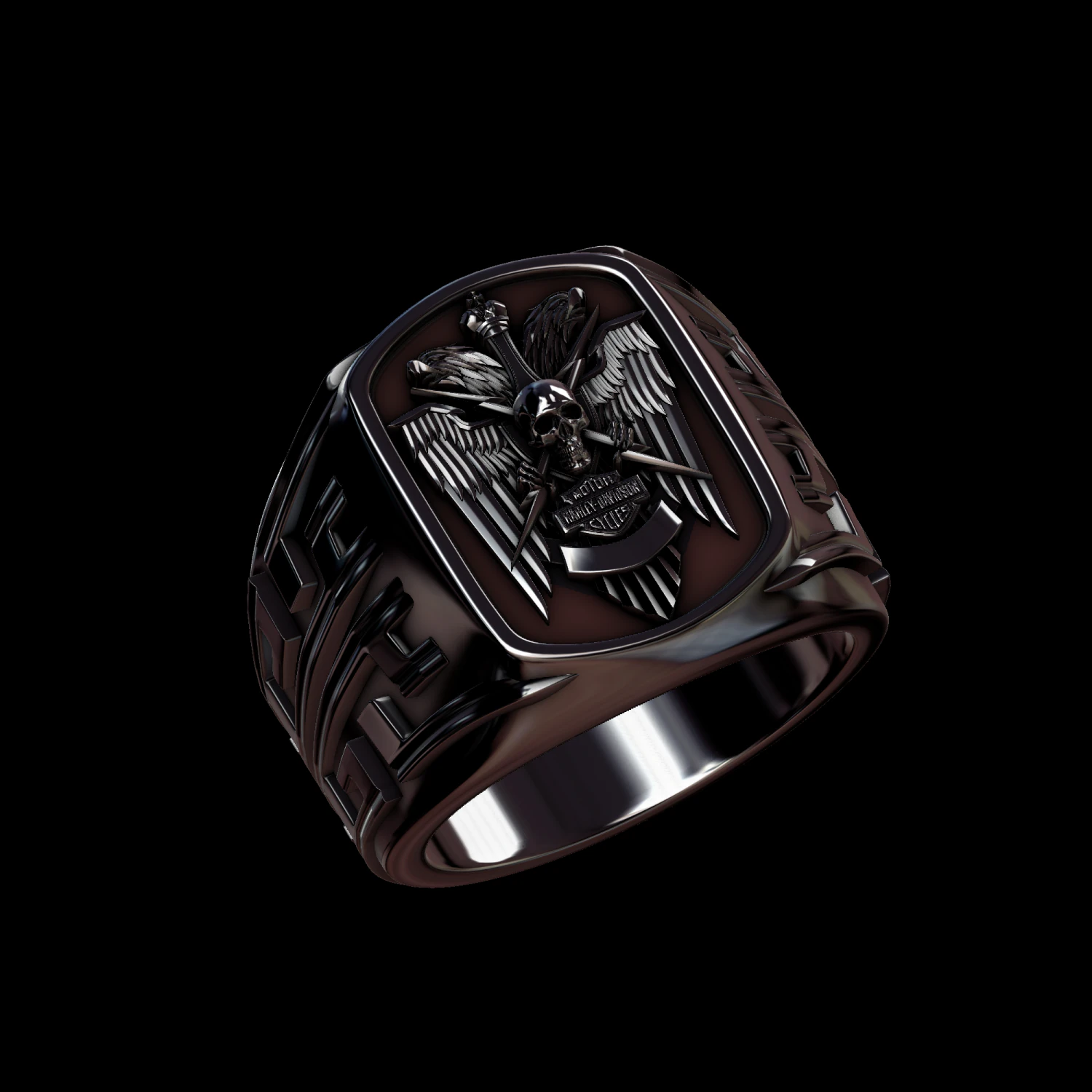 ring 2 3D Print Model .c4d .max .obj .3ds .fbx .stl .blend 