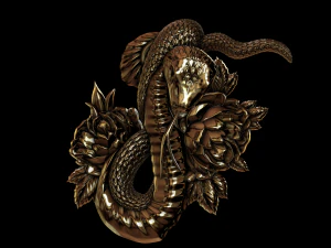 snake 3D Print Model