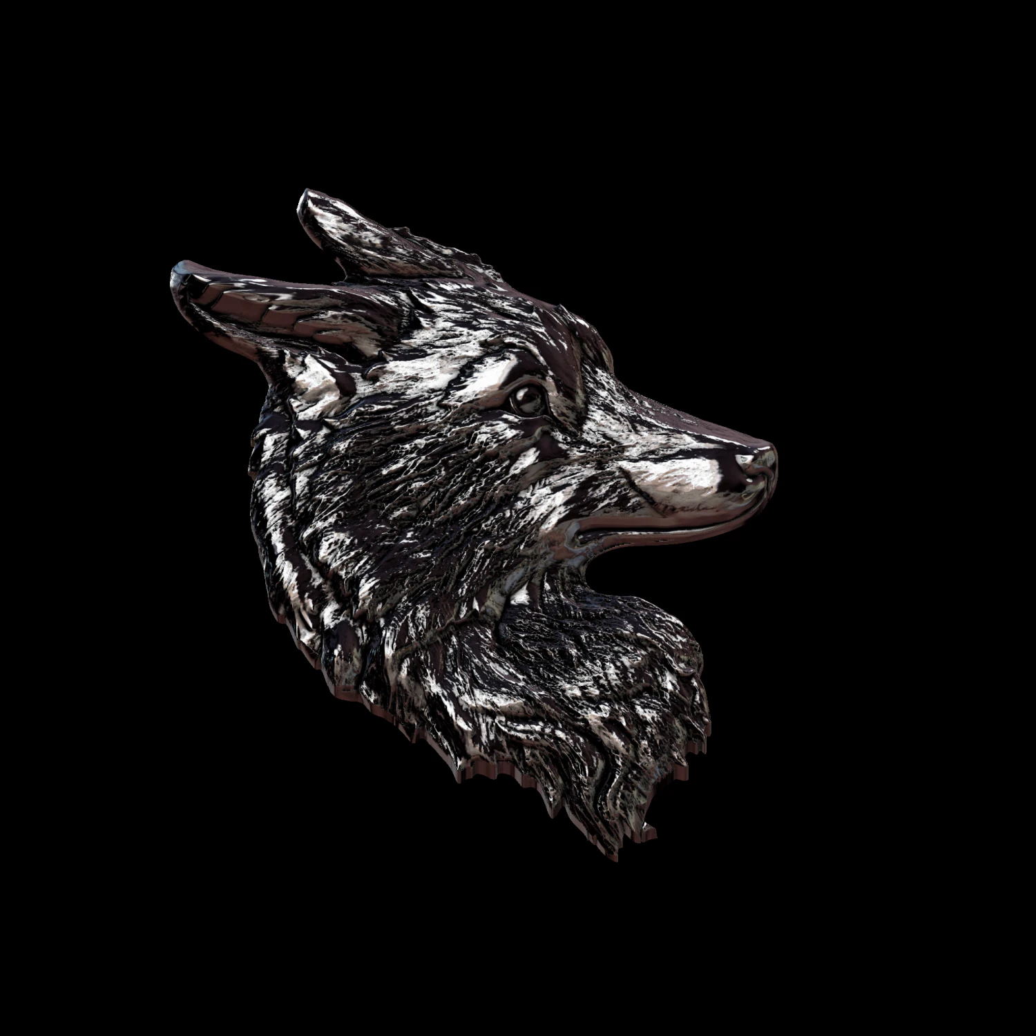 fox 3D Print Model .c4d .max .obj .3ds .fbx .stl .blend 