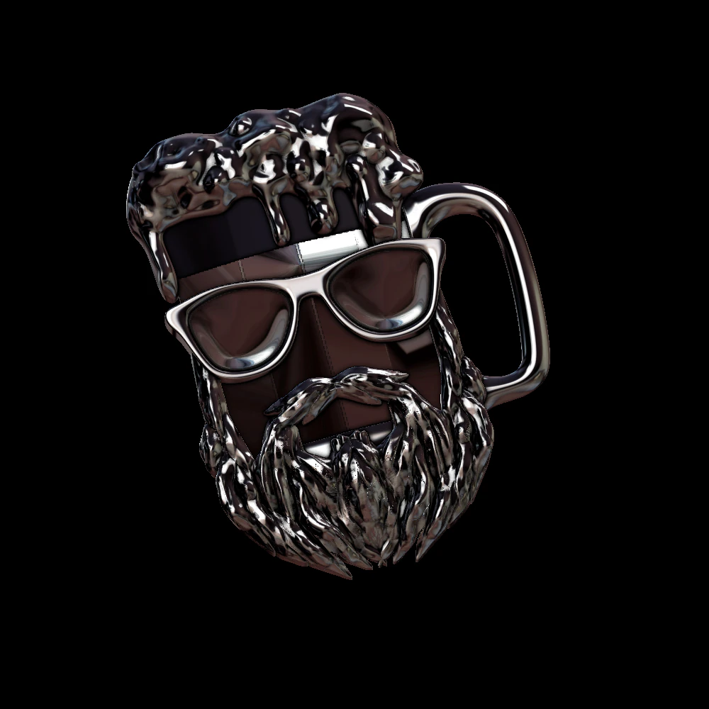 beer 3D Print Model .c4d .max .obj .3ds .fbx .stl .blend 