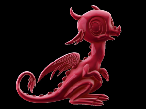 drakon 2 3Dプリントモデル