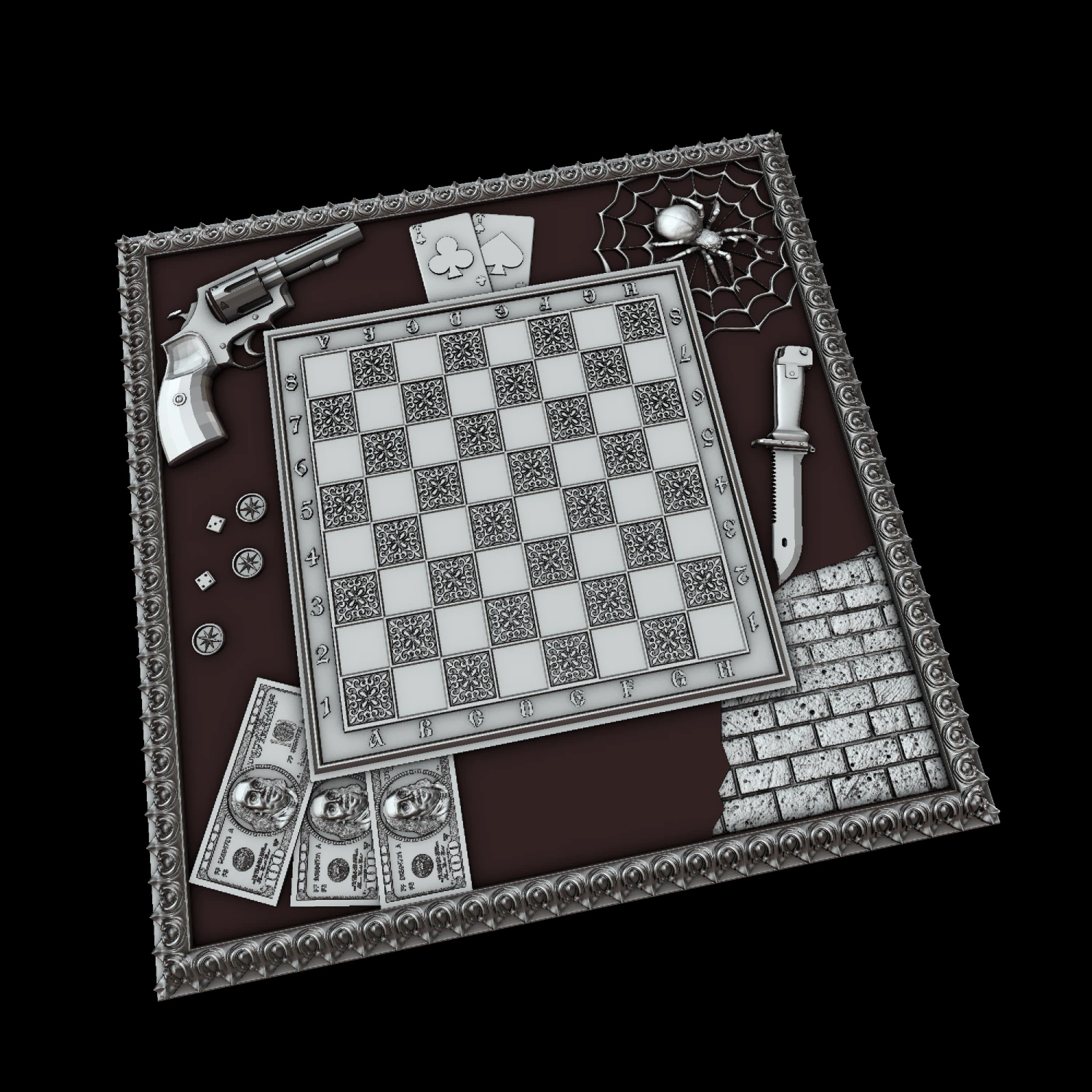 6789 3D Print Model .c4d .max .obj .3ds .fbx .stl .blend 