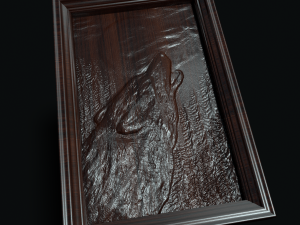 relief volf Modelo de impresión 3D