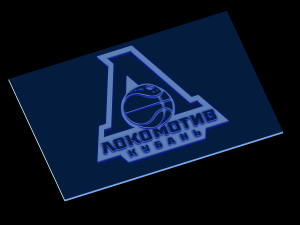 relief volf Model do druku 3D