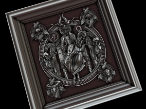 relief 3D 프린트 모델