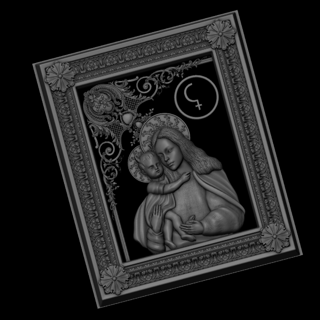 relief 3D 프린트 모델 .c4d .max .obj .3ds .fbx .stl .blend 