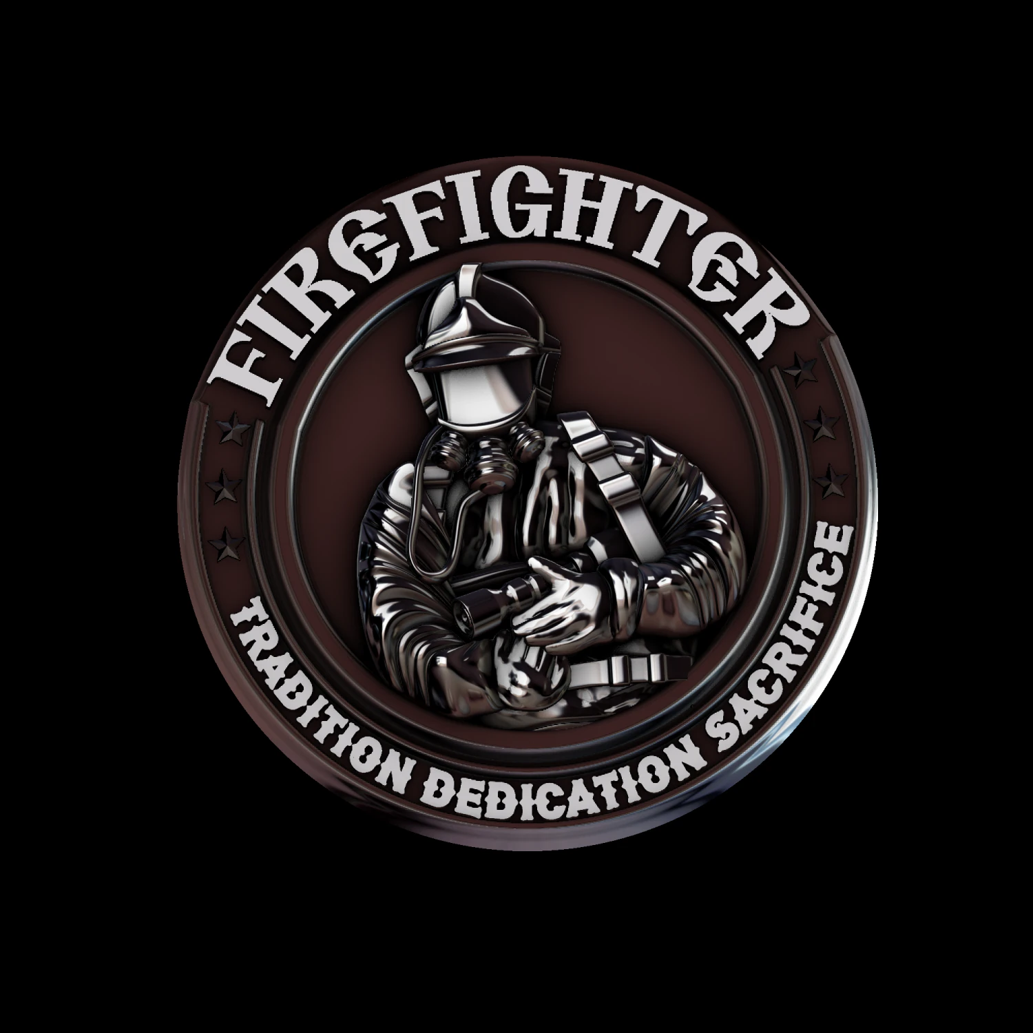 relief firefighter 3D Print Model .c4d .max .obj .3ds .fbx .stl .blend 