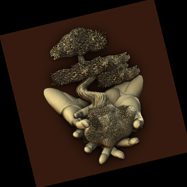 relief Model do druku 3D .c4d .max .obj .3ds .fbx .stl .blend 