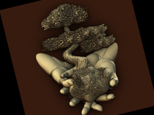 relief 3D-printmodel