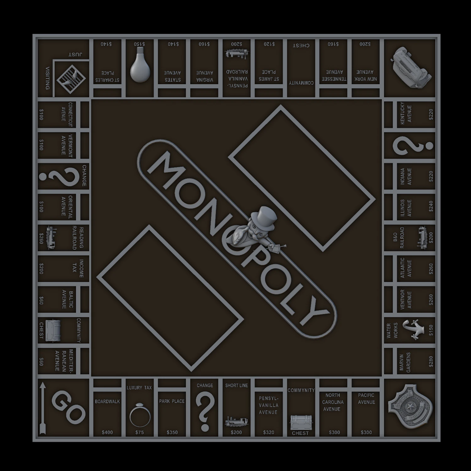 relief 3D Print Model .c4d .max .obj .3ds .fbx .stl .blend 