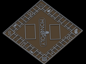 relief 3D-printmodel