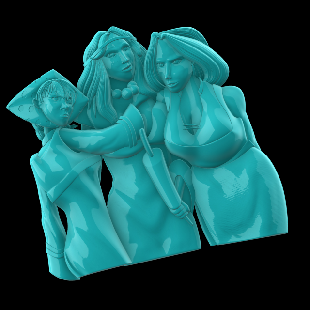 relief 3D Print Model .c4d .max .obj .3ds .fbx .stl .blend 