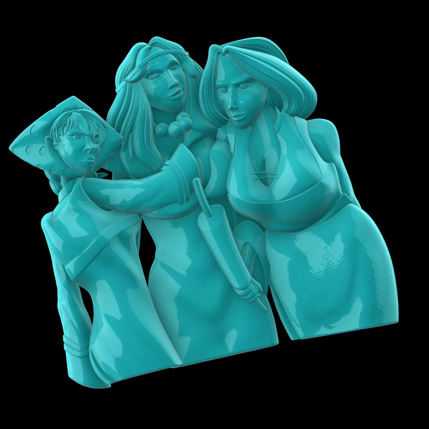 relief 3D Print Model .c4d .max .obj .3ds .fbx .stl .blend 