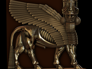 sumer relief Modello di stampa 3D