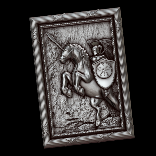 relief Modelo de Impressão 3D .c4d .max .obj .3ds .fbx .stl .blend 
