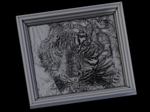 안도 3D 프린트 모델