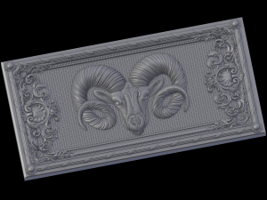 relief 3D-printmodel