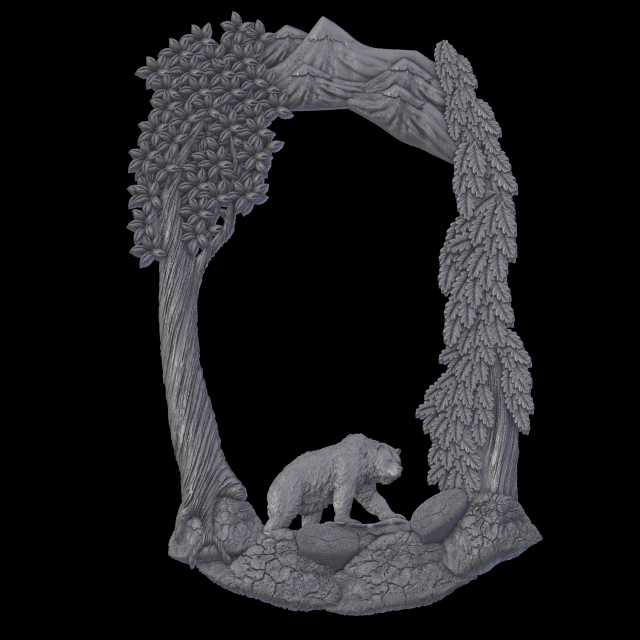relief 3D Print Model .c4d .max .obj .3ds .fbx .stl .blend 