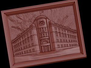 alívio Modelo de Impressão 3D