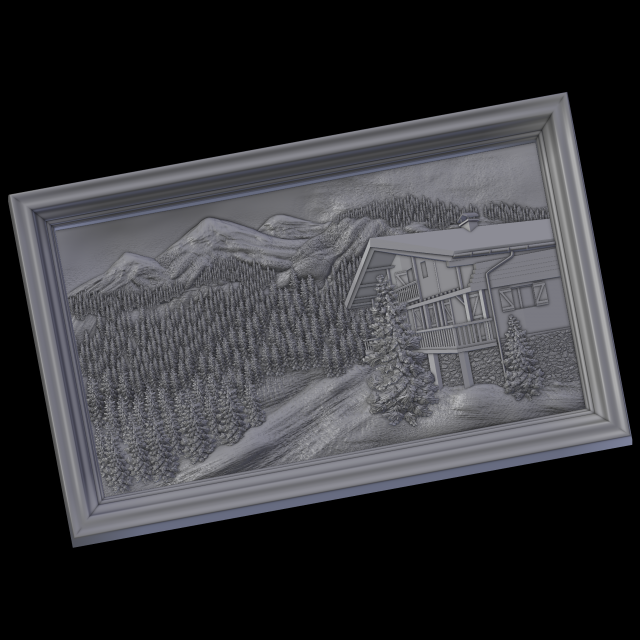 relief 3D 프린트 모델 .c4d .max .obj .3ds .fbx .stl .blend 