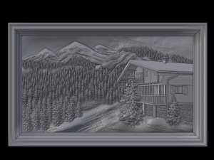 relief 3D 프린트 모델