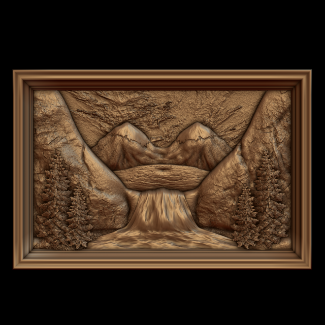 relief 3D Принт Модель .c4d .max .obj .3ds .fbx .stl .blend 