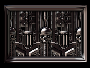 relief giger Modelo de Impressão 3D