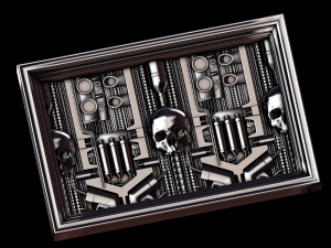 relief giger 3D-Druckmodell