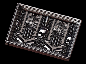 relief giger 3D-Druckmodell