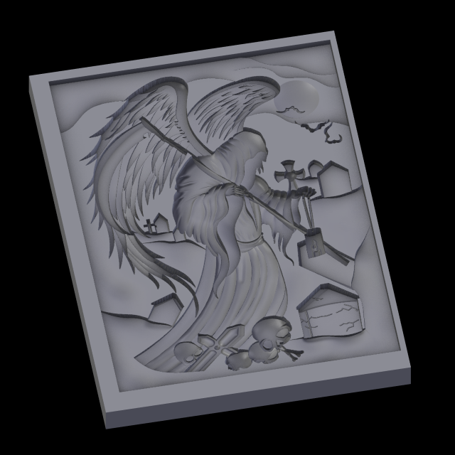 relief 3D 打印模型 .c4d .max .obj .3ds .fbx .stl .blend 