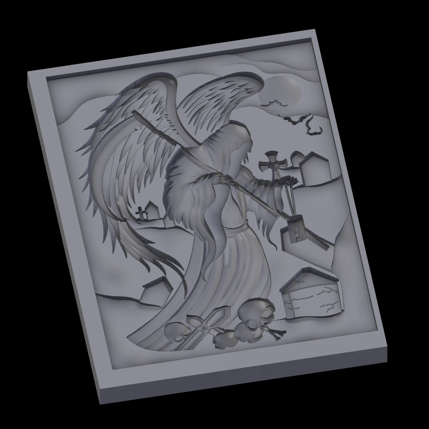 relief 3D Print Model .c4d .max .obj .3ds .fbx .stl .blend