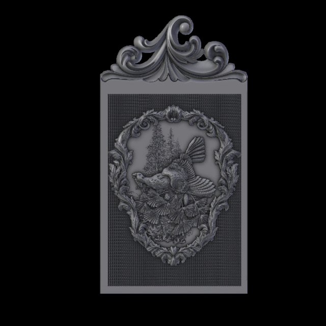 relief 3in1 3D 프린트 모델 .c4d .max .obj .3ds .fbx .stl .blend 