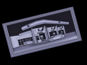 relief 3Dプリントモデル