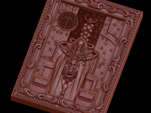 relief mammon 3D Baskı Modeli