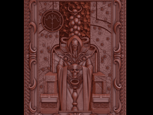 relief mammon 3D Baskı Modeli