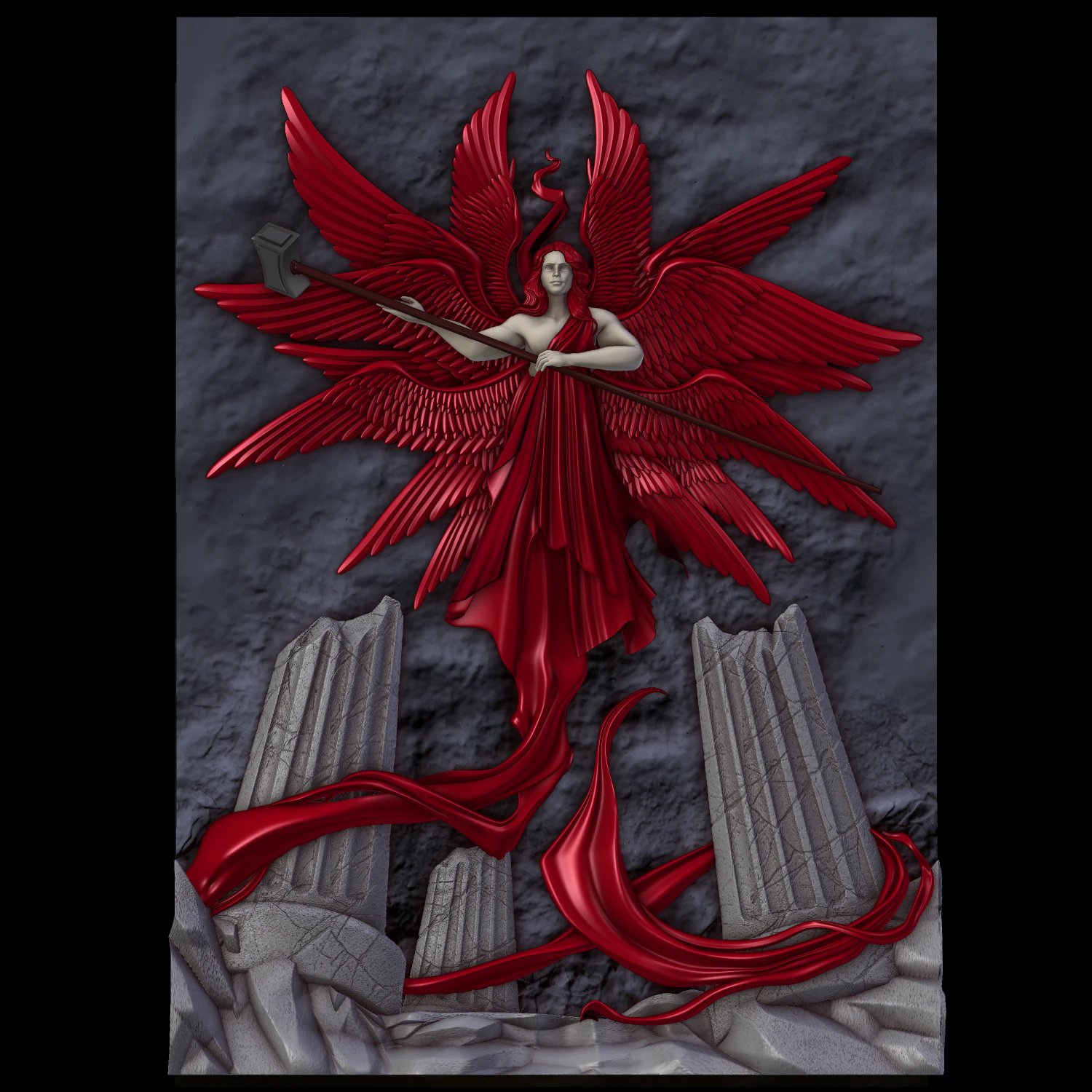 relief 3D Print Model .c4d .max .obj .3ds .fbx .stl .blend 