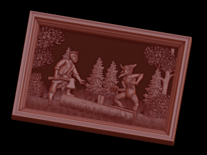 relief Modelo de impresión 3D