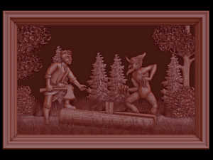relief Modelo de impresión 3D