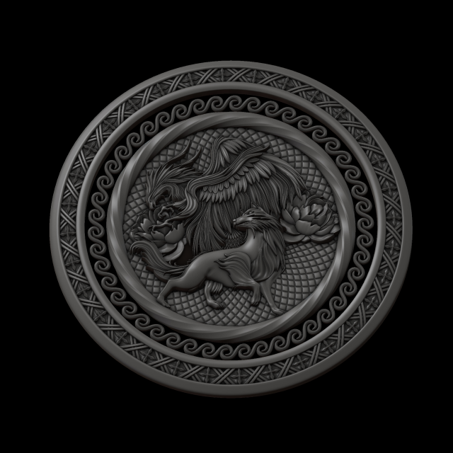 relief Model do druku 3D .c4d .max .obj .3ds .fbx .stl .blend