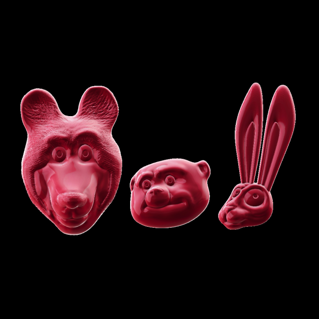 relief 3D प्रिंट मॉडल .c4d .max .obj .3ds .fbx .stl .blend 