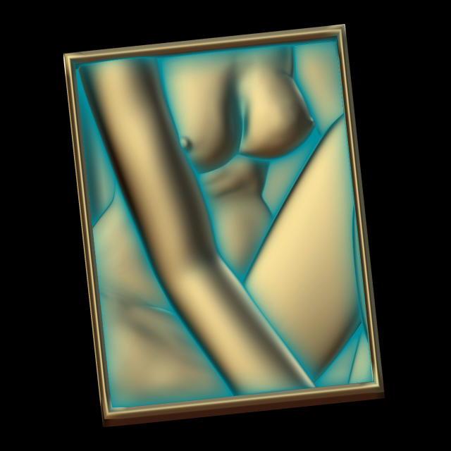 relief 3D 打印模型 .c4d .max .obj .3ds .fbx .stl .blend 