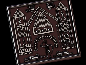 affreschi del X-XV secolo Modello di stampa 3D