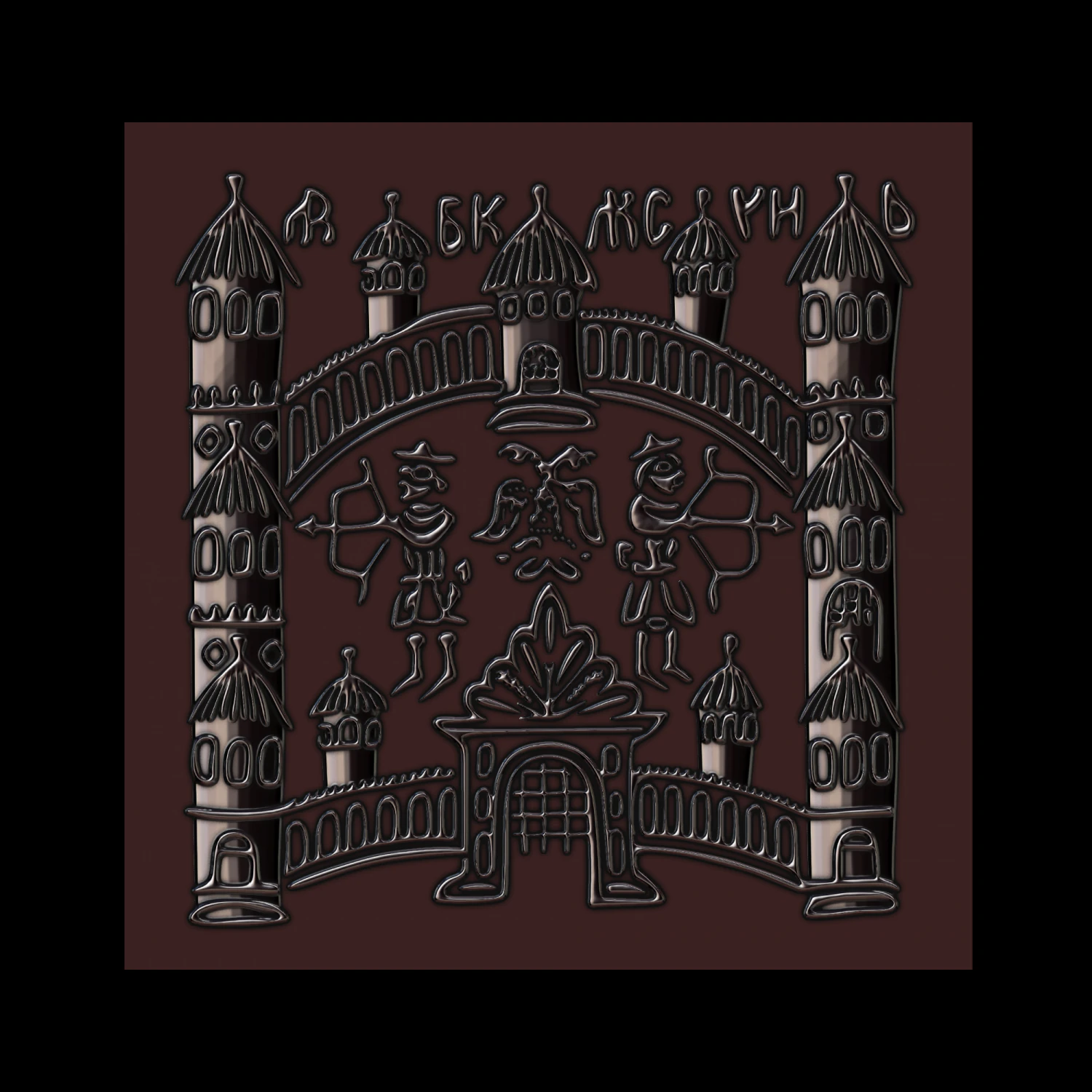 frescoes of the 10-15 century 3D Print Model .c4d .max .obj .3ds .fbx .stl .blend 